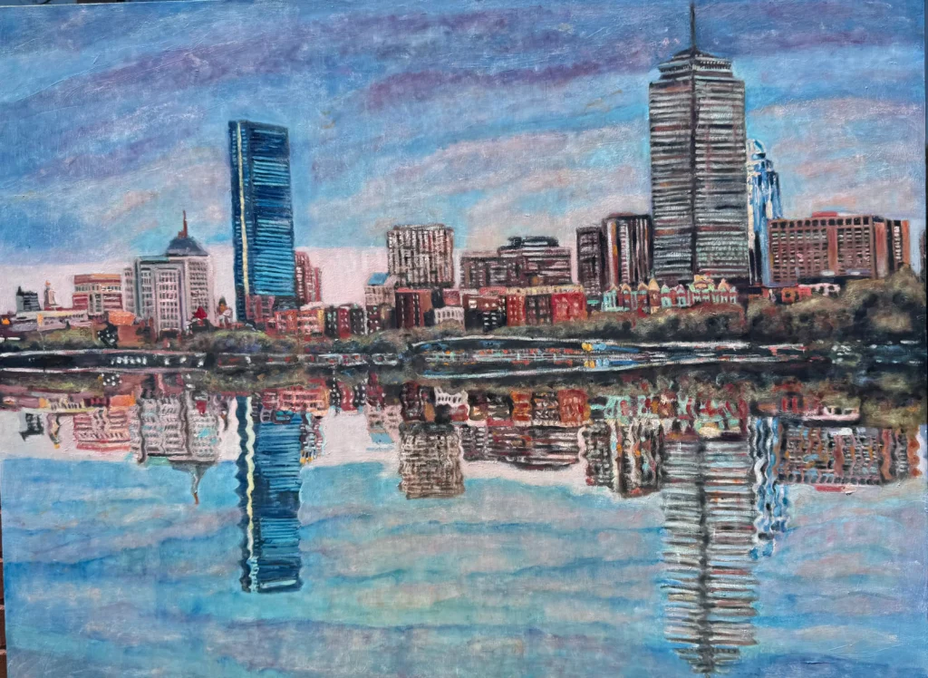 Boston Skyline Laurie Kurens