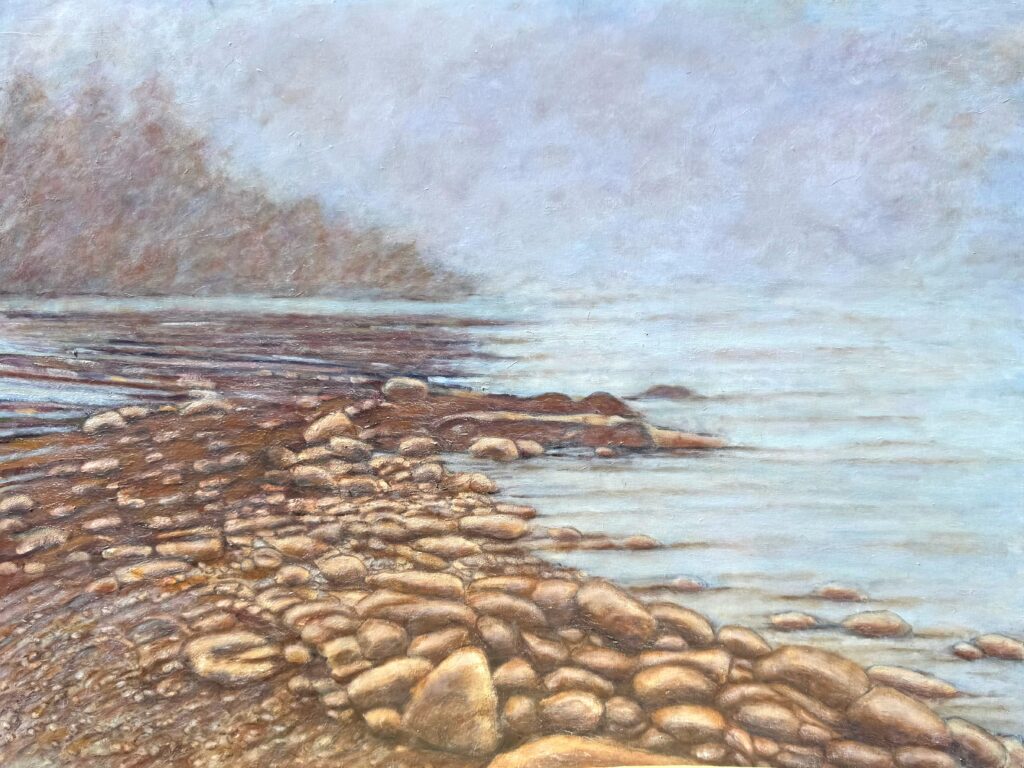 Beach painting Laurie Kurens